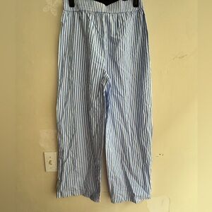 Reformation jeans striped pants